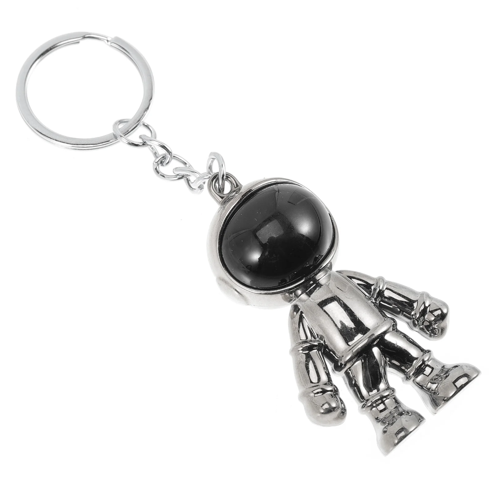 

Astronaut Key Pendant Keychain Ring Metal Hanging Backpack Spaceman Cartoon Decor Decoration Chain Kids Favors Bag Keychains