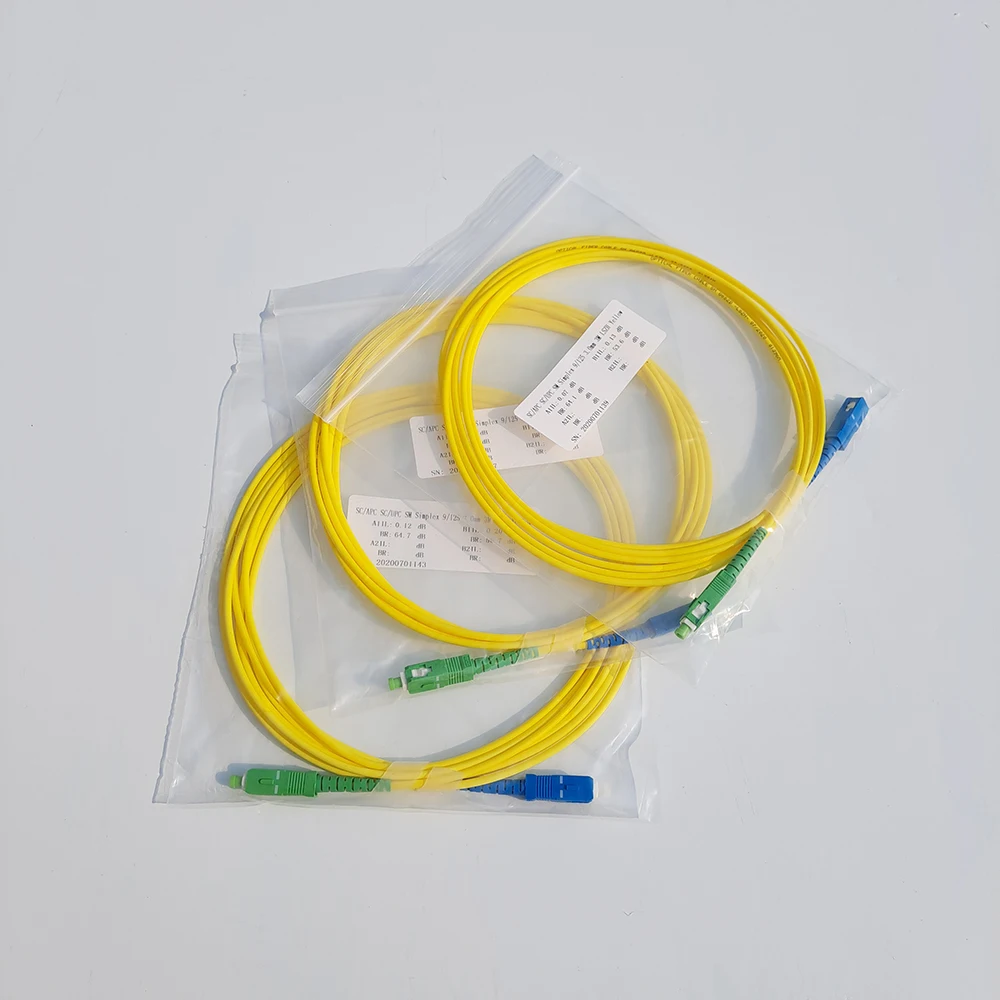 Заводская цена 10 шт. SC/APC-LC/UPC Волоконно-оптический патч-корд симплекс 1 м/2 м/3 м/5 м/10