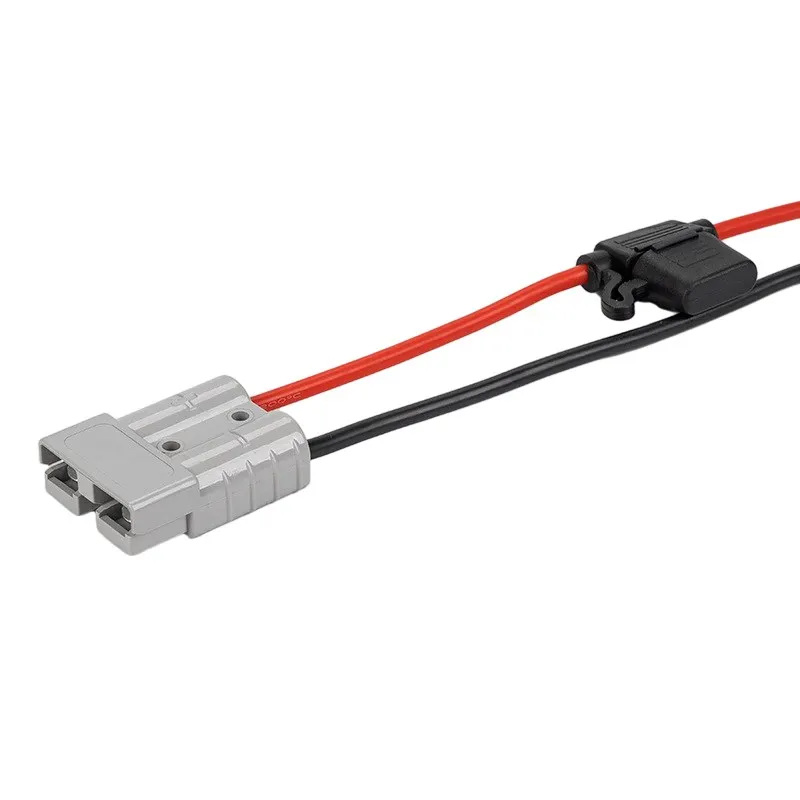 

High-efficient Interior Car Cable For Anderson 50amp 10AWG Plug Connector Double Cable 300 Mm New Car Electronics