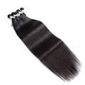 Fashow 30 32 34 36 40 inch Indian Hair Straight Hair Bundles 100% Human Hair Bundles Double Wefts Natural Thick Hair Extensions