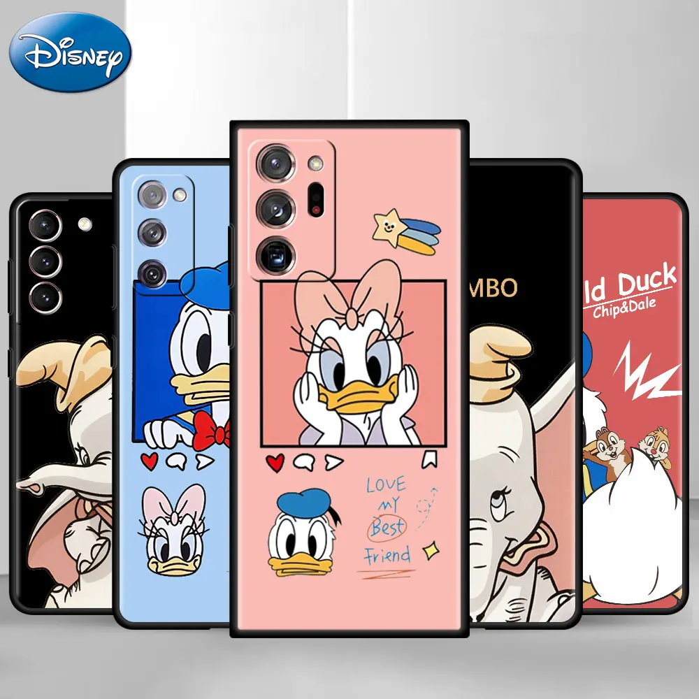 

Donald Duck Dumbo Flying Elephant Case For Samsung Galaxy S22 S20 FE S21 Ultra 5G S10 Plus S10e S9 S8 Shockproof Tpu Phone Cover