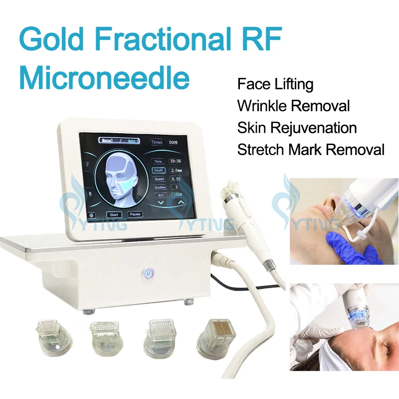 

Gold RF Fractional Microneedle Machine Radio Frequency Wrinkle Removal Skin Rejuvenation Radiofrequency Beauty Product