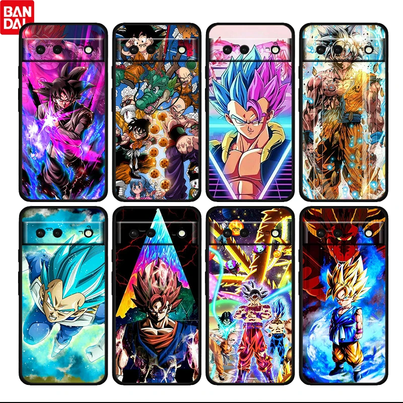 

Dragon Ball Color Cool Shockproof For Google Pixel 6 6a 6Pro 5 5a 4 4a XL Black Soft Phone Case Silicone Cover Fundas Coque Capa