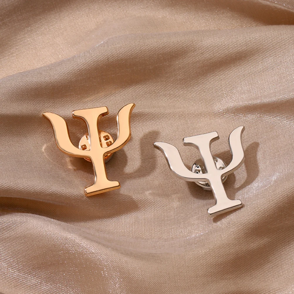 2 шт. брошь в виде психологии зажимы для воротника булавки лацканов греческий