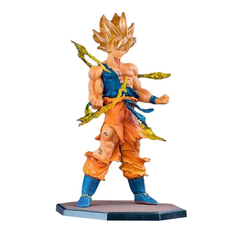 

18CM Dragon Ball Action Figure Anime Son Goku Figures Super Saiyan Model Special Effects Anime Collectibles Toys Gift