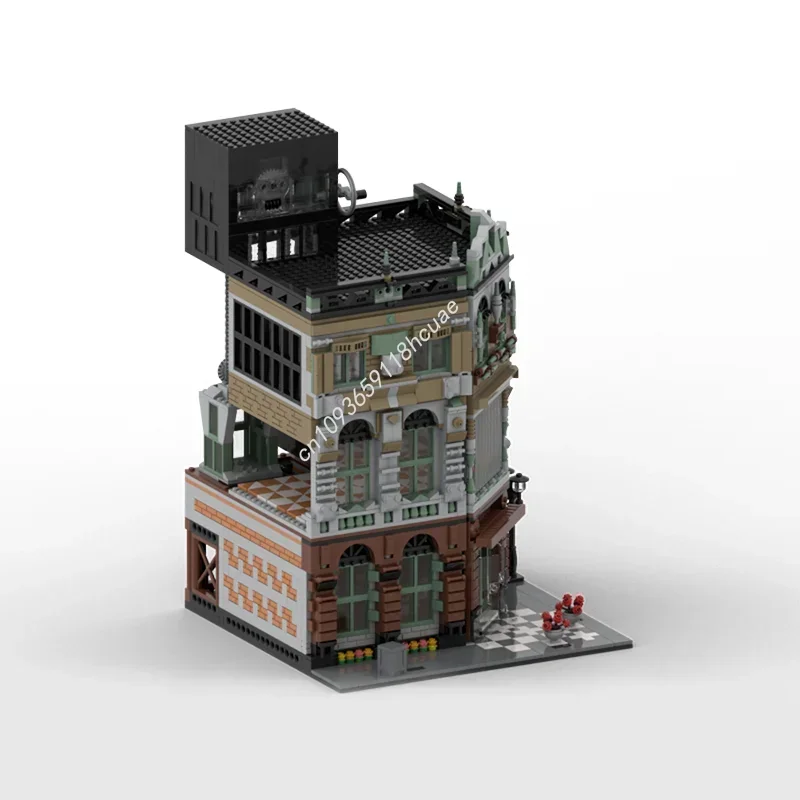 Модульное здание MOC на заказ с дом-подъемник вид улицу модель строительного блока