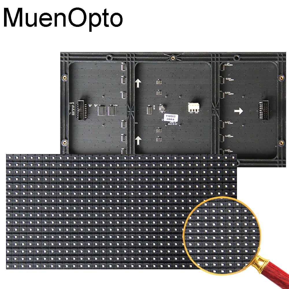 P10 внутренний светодиодный дисплей модуль 1 / 8Scan