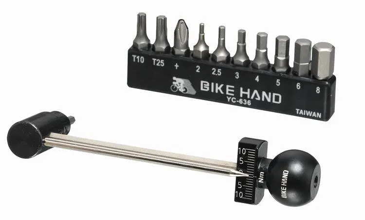 Ключ динамометрический с головками портативный Bike Hand YC-636 | Спорт и развлечения