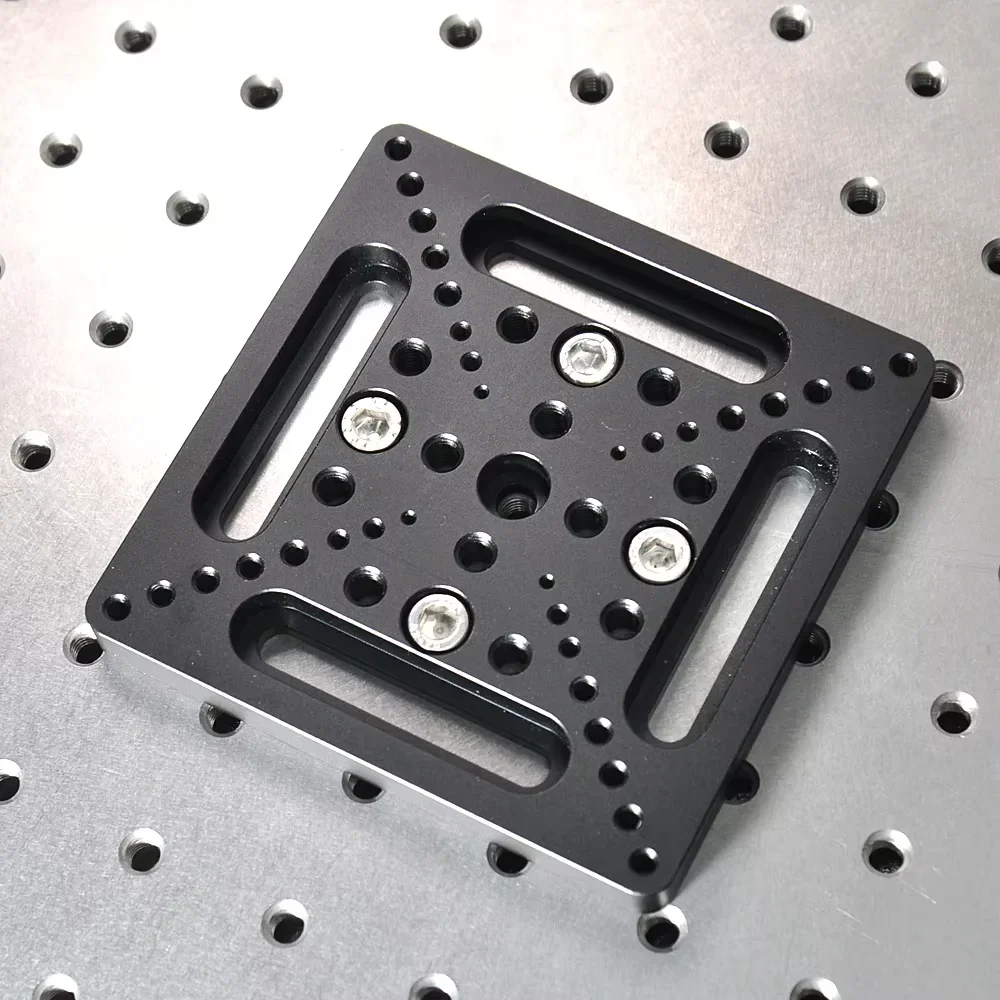 100x100x10 Оптический направляющий стол M6 Адаптерная плата Сместительный Переходная