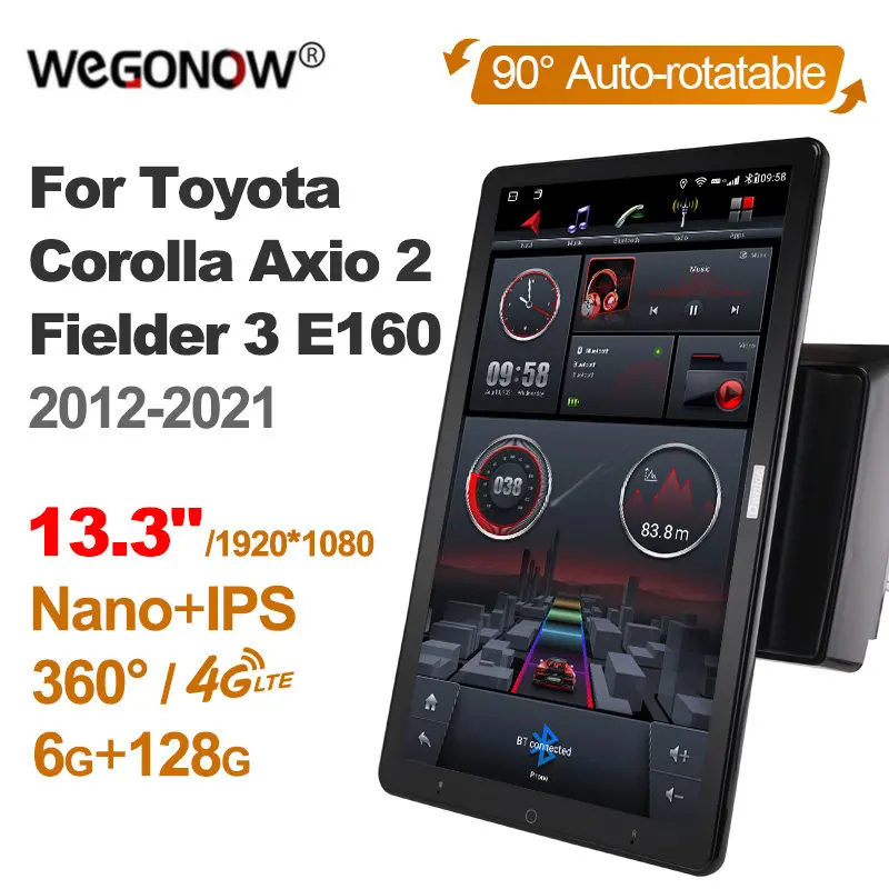 

13.3'' Ownice Android10.0 Car Multimedia for Toyota Corolla axio fielder 2015 Auto Radio Audio 4G LTE 360 Optical Coaxial No DVD