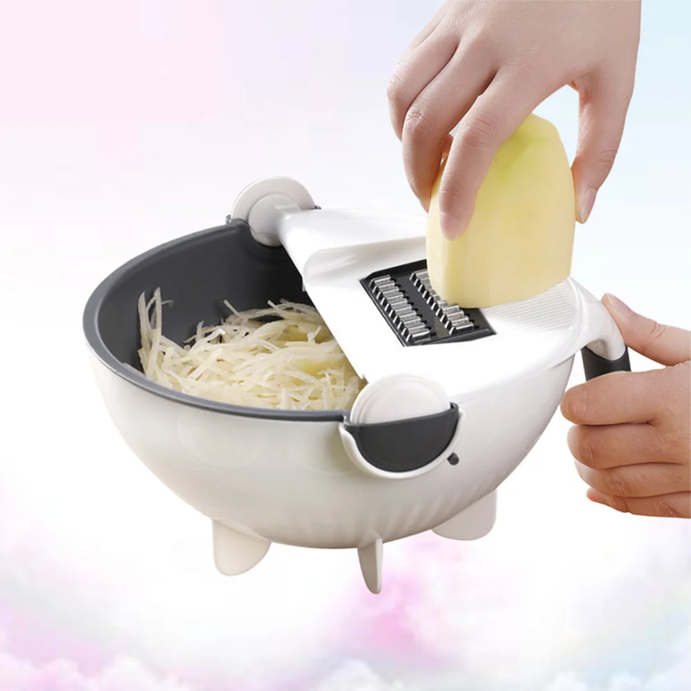 

1 шт. креативная сливная корзина, многофункциональная в 1, кухонная утварь, регулируемая овощерезка, ручная резка овощей, инструмент для