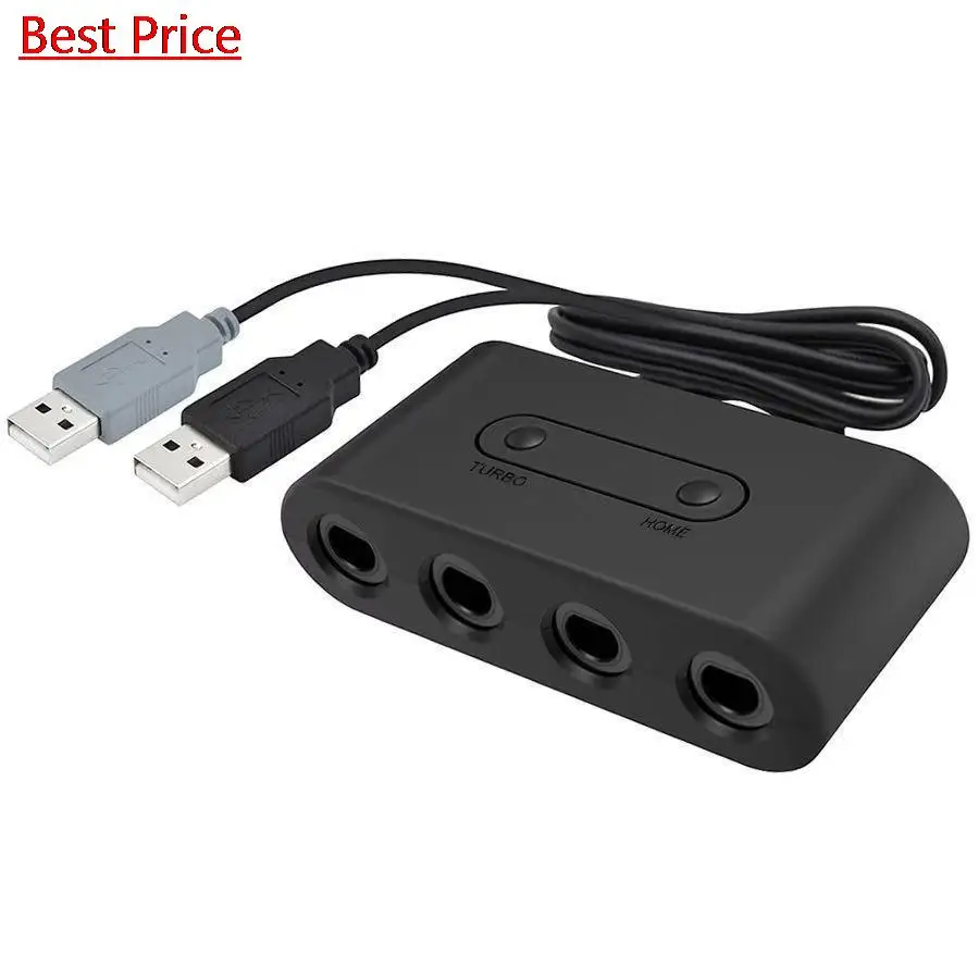 

20 шт./лот для контроллера GameCube/NGC, адаптер, конвертер для WiiU & PC USB Nintendo Switch, замена