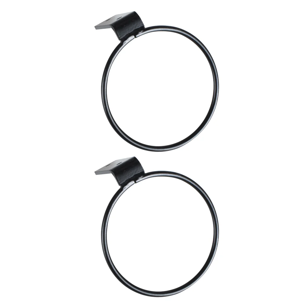 

Planter Ring Holder Wall Metal Flower Pot Hook Bracket Stand Hanger Round Container Foldable Hanging Rack Towel Hair Blow Dryer