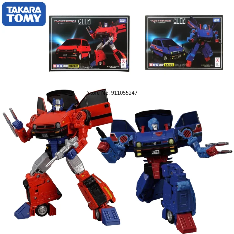 

Takara Tomy Original Transformers Masterpiece MP-53 Skids MP-54 Reboost MP53 MP54 Action Figure Model Collection Toy