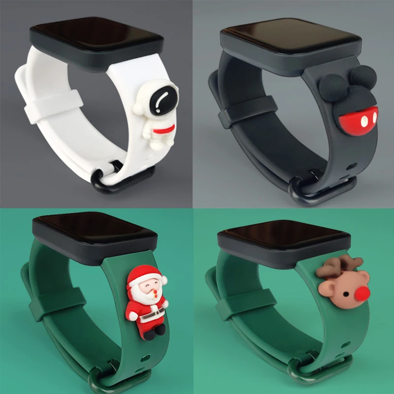 

For Xiaomi Redmi Watch 2 Watch Strap Cartoon Accessories Silicone Smart Watch Band XiaoMi RedMi Watch Lite Wristband WristStrap