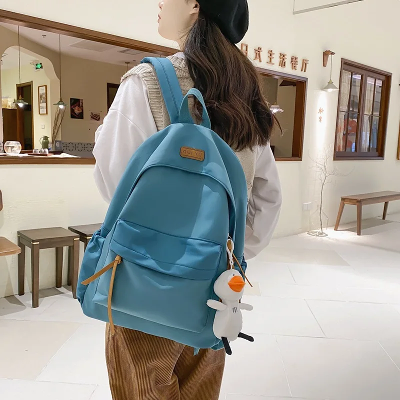 

Qyahlybz girls school bag female campus backpack primary school backpacks casual school backpacks for women shoulder bag