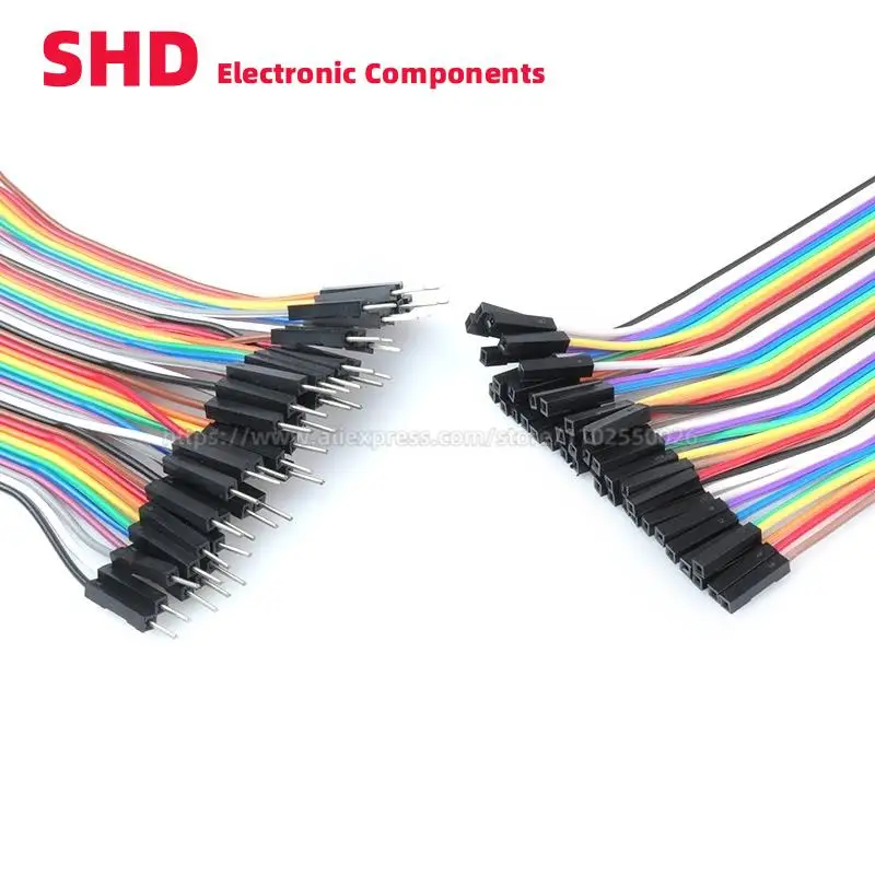 

10CM 20CM 30CM 40CM 40Pin Male to Male Male to Female Female to Female Jumper Wire Dupont Cable for Arduino DIY KIT Connector