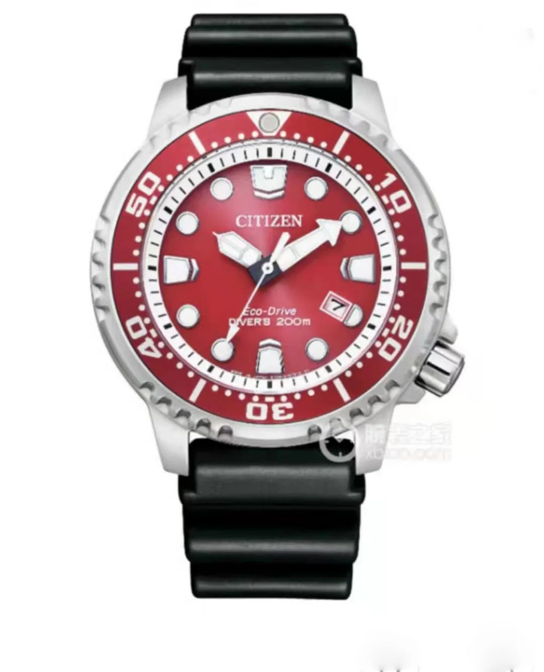 CITIZEN Sports Diving Watch Silicone Glow Men's Watch Luxury Trend Quartz Clock Calendar Waterproof Multifunctional Watch