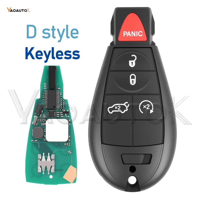 

Умный ключ от автомобиля подходит для Jeep Grand Cherokee Chrysler Town Country 300 Dodge Caravan Ram Challenger Charger Remote 1YZ-C01C Keyless Go