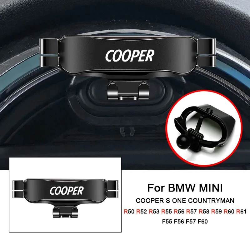 

Автомобильный держатель телефона для BMW MINI COOPER S ONE countryman R50 R52 R53 R55 R56 R57 R58 R59 GT навигационный кронштейн soporte mvil coche