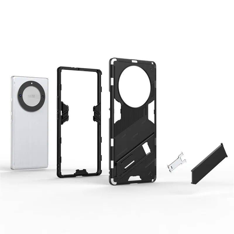 Для Honor X9A чехол X9B 5G Чехлы Броня PC подставка держатель противоударный ТПУ