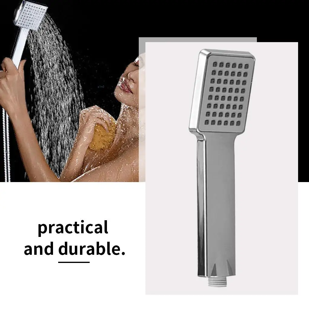 

Shower Head Square Shape Bath Spray Water Saving Rain Showerhead High Pressure SPA Rainfall Portable Bathroom Accessories 1pcs