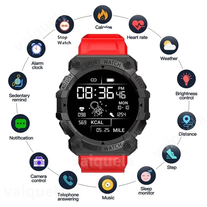 

FD68S New Smart Watches Men Women Bluetooth Smartwatch Touch Smart Bracelet Fitness Bracelet Connected Watches for IOS Android