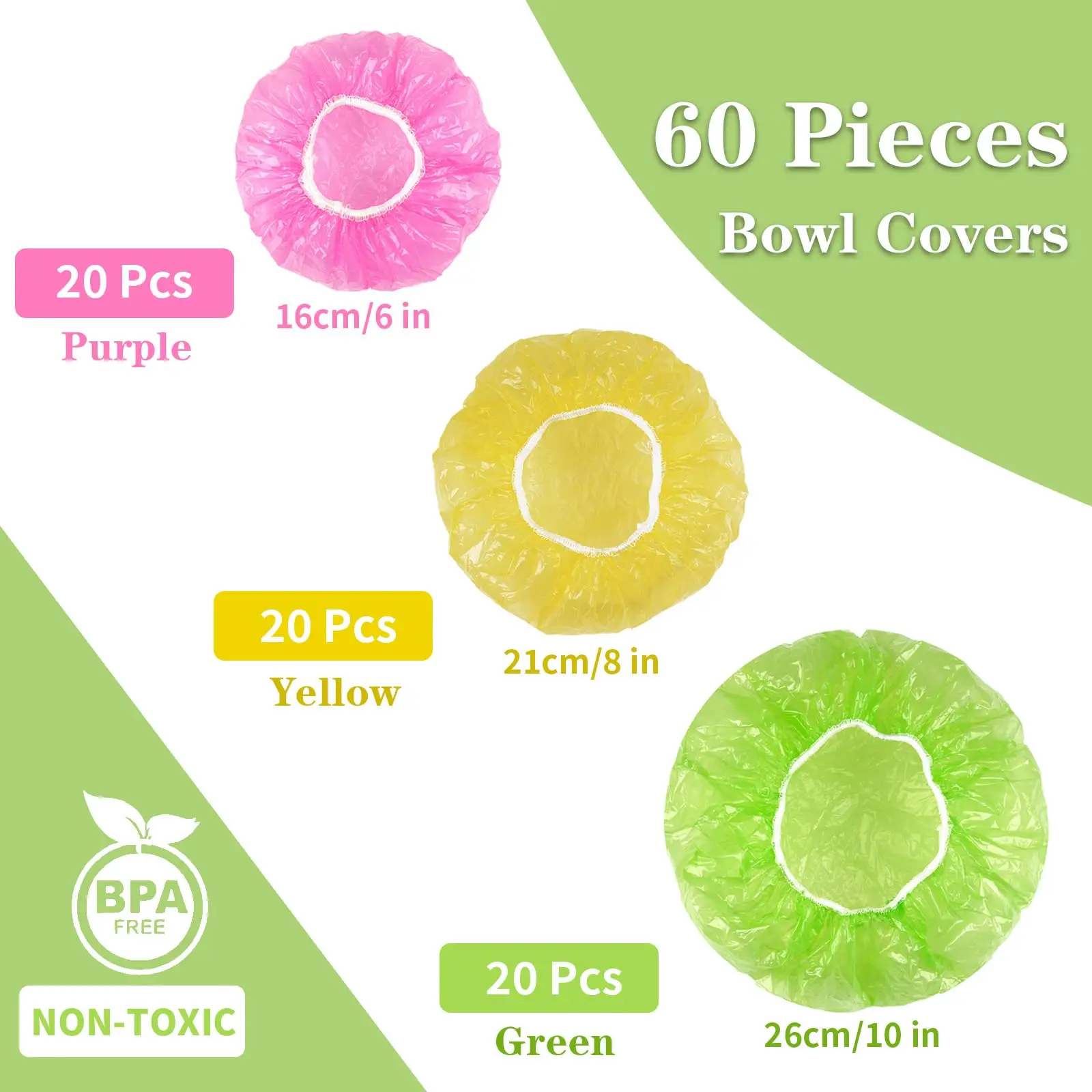 Многофункциональные пластиковые крышки для Tupperware 60 шт. одноразовые эластичные