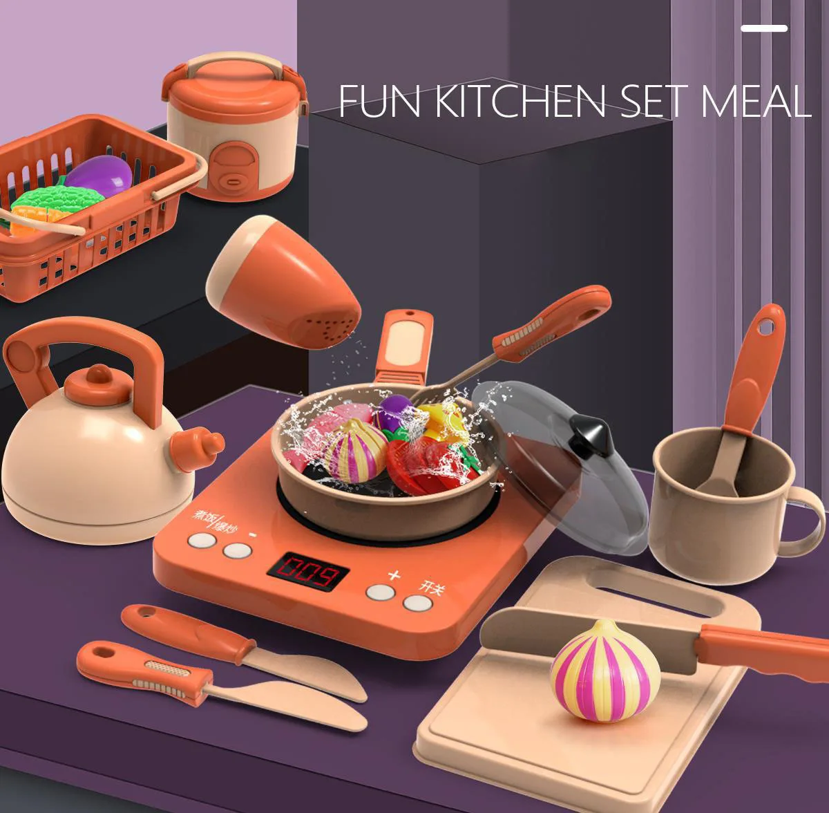 

Детский игровой домик, кухонная игрушка, симуляция, мини-игрушка для приготовления пищи, детский набор, имитация кухонной утвари, игрушки дл...