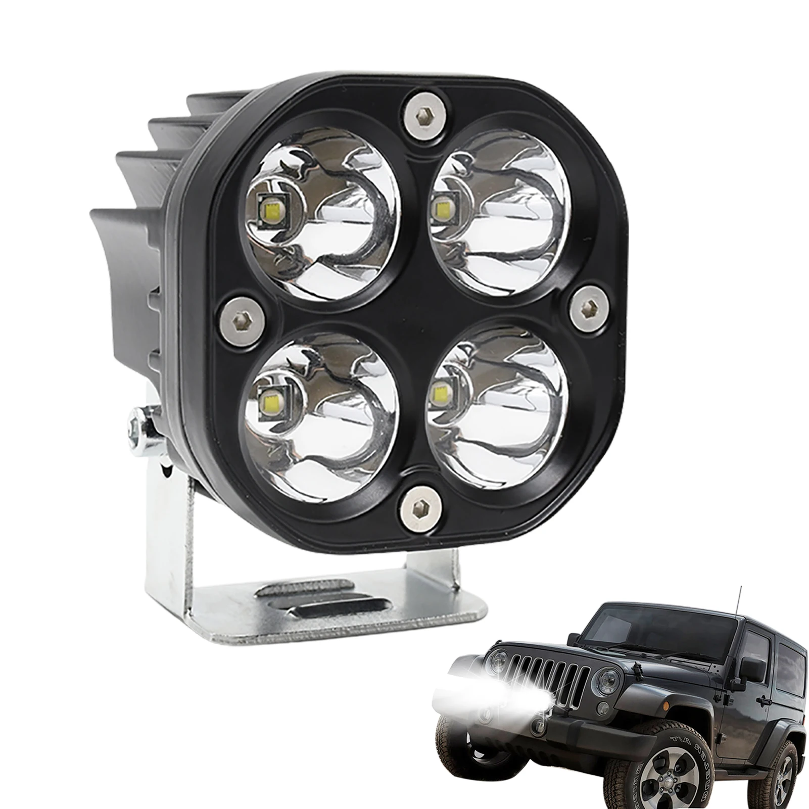 

Rechargeable Spotlight Flashlight Super Bright LED Flashlight For Emergencies 4 Modes Waterproof Searchlight Spotlight For