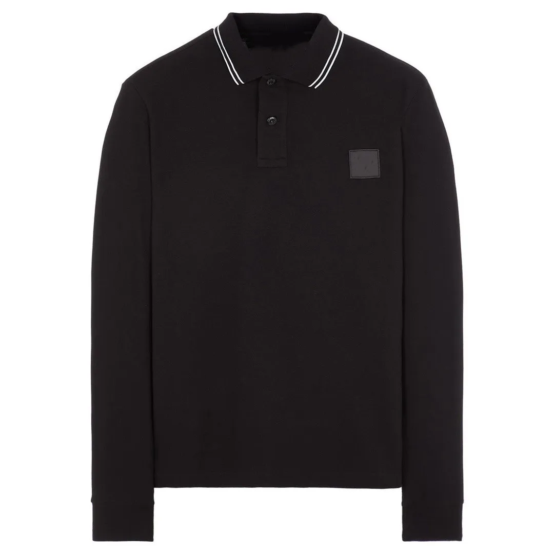 

Fashion Luxury Man Woman Polo Shirt Men Long Sleeve New 22SS High Quality Classic Compass Armband Embroidered Polo Shirt Men