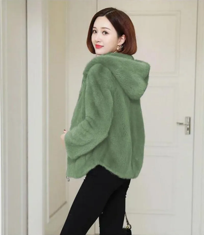 Женское бархатное утепленное пальто женская зимняя универсальная верхняя