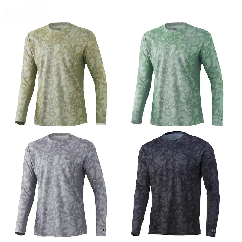 

Fishing Lightweight Breathable Fishing Shirt Jersey Long Sleeves Performance Men Quick Dry Summer Fishing Clothing