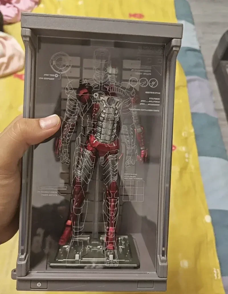 Оригинальный Marvel Железный человек дневной знак зал брони набор 1-7 фигурок