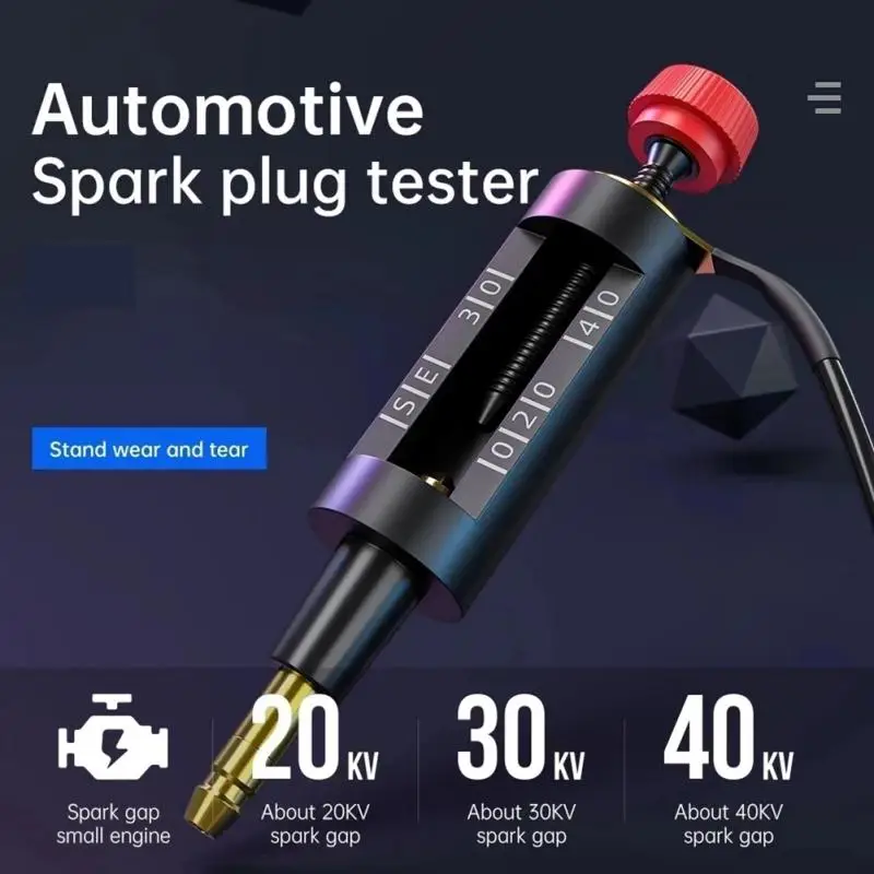 

New Auto Adjustable Car Spark Plug Tester High Energy Ignition Spark Plug Tester Wire Coil Circuit Diagnostic Test Tool