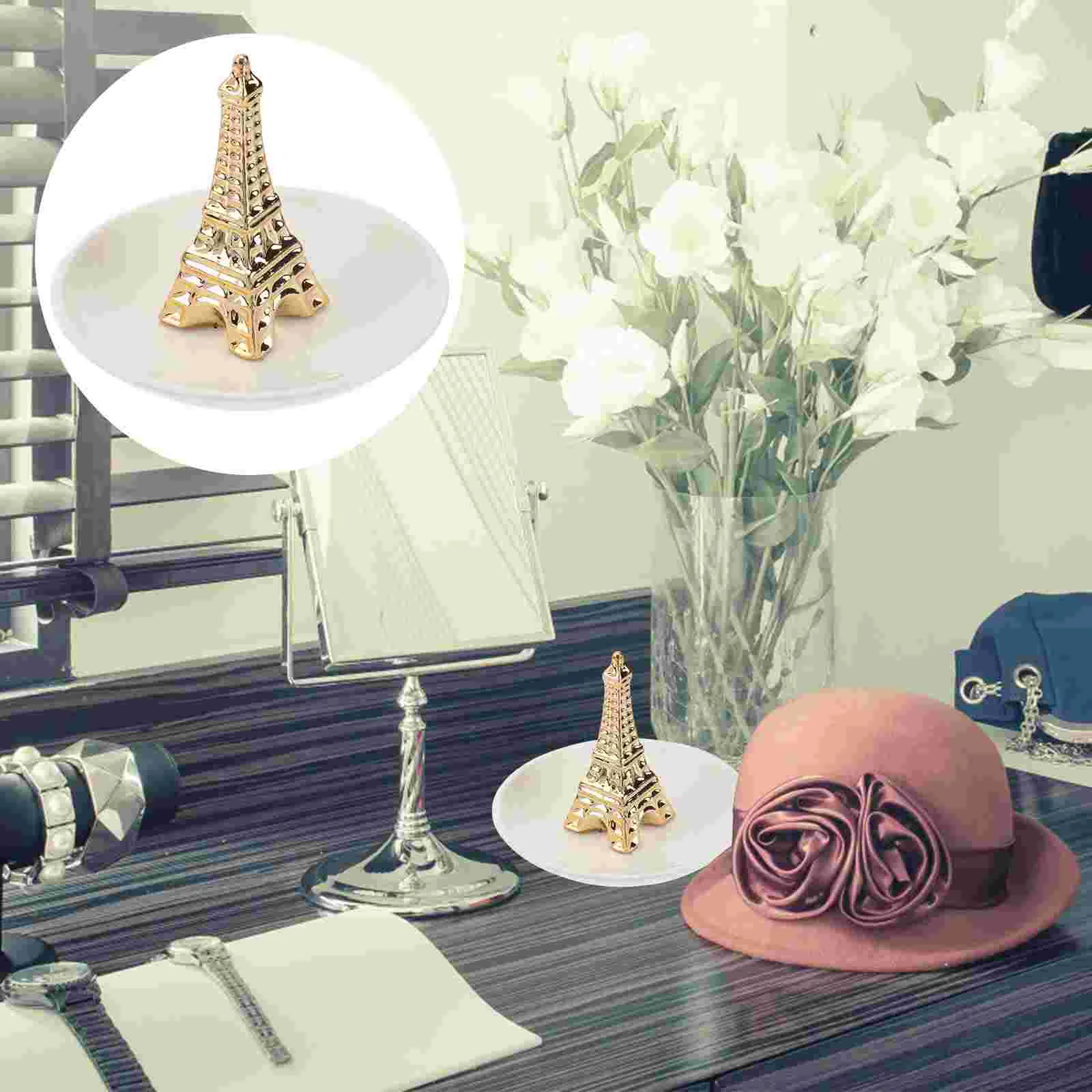 

Container Ceramic Jewelry Dish Desk Topper Bracelet Holder Tray Ceramics Storage