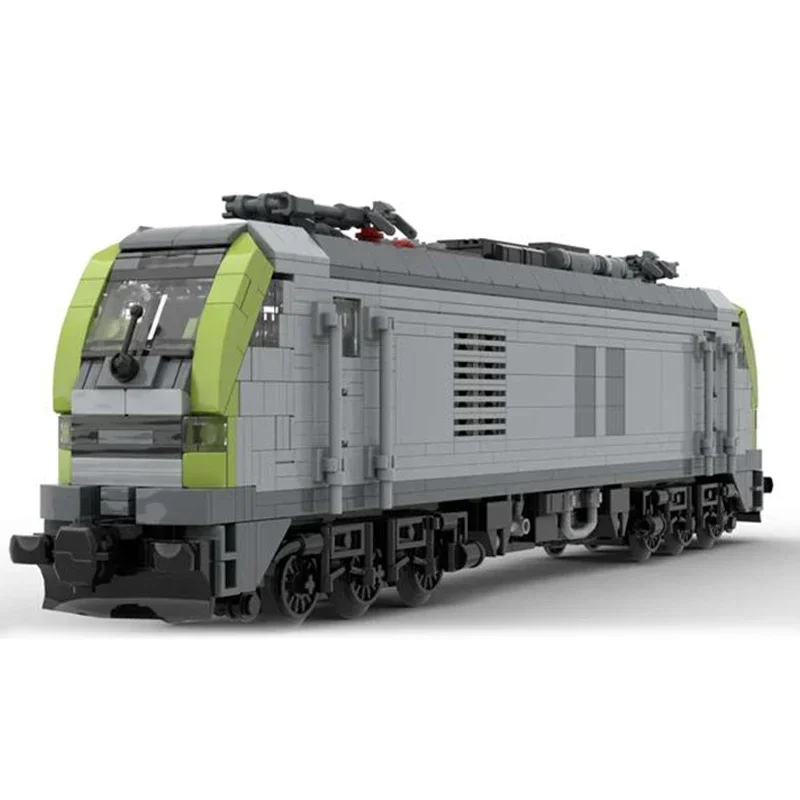 Модель городского поезда Moc строительные кирпичи BR 159 - европейская технология