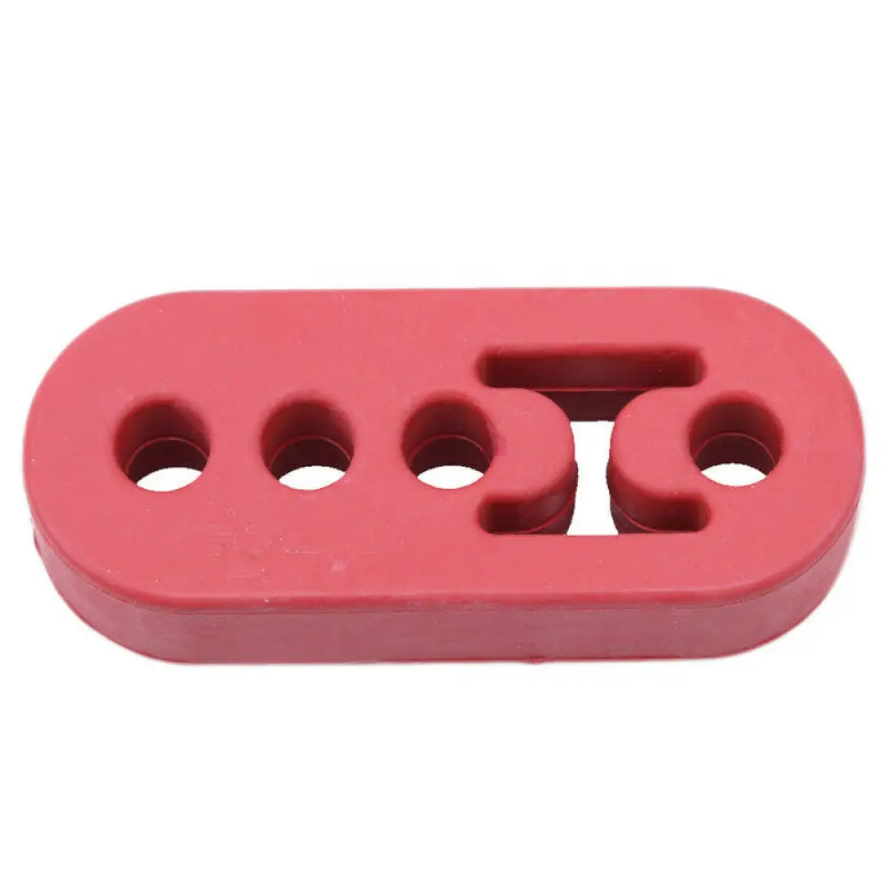 1PC 4 Holes Car Exhaust Muffler Mounting Bracket Hanger Heavy Duty Rubber Exhaust Hanger Bushing Support