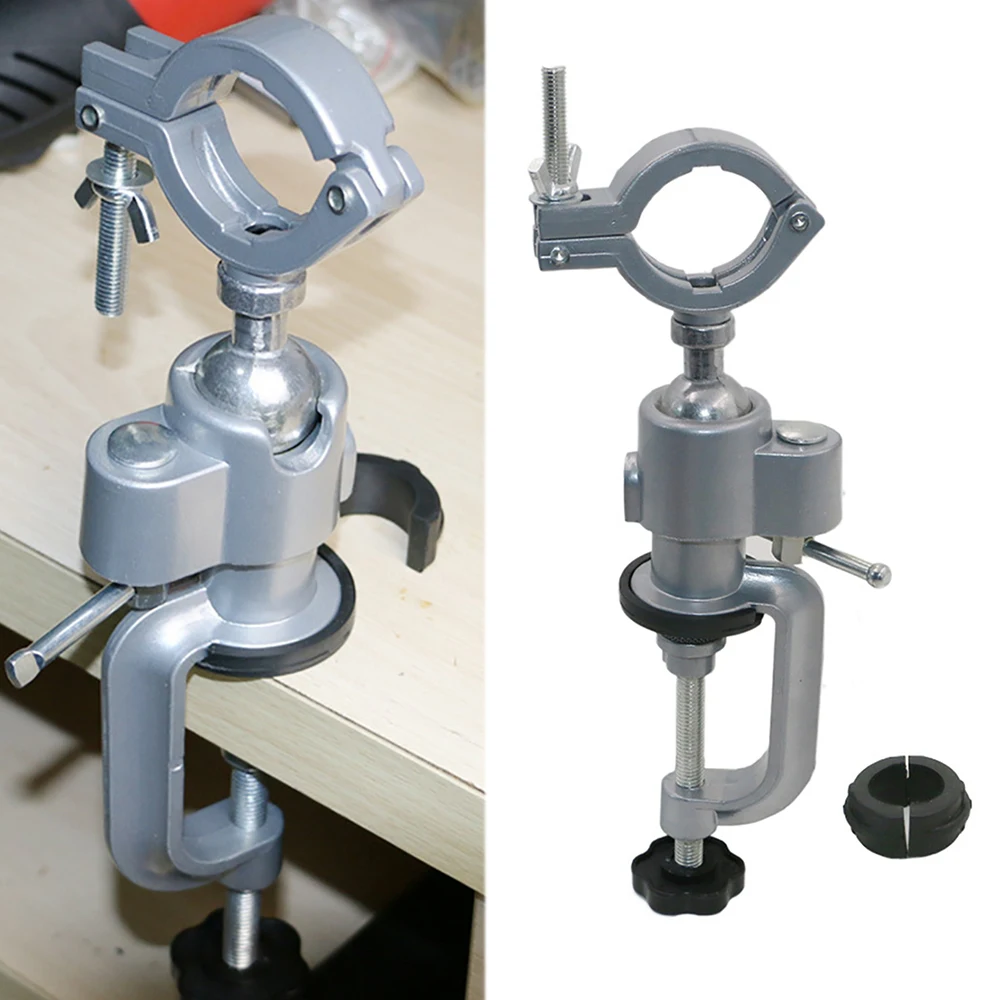 

360 Degree Rotation Aluminum Alloy Micro Swivel Bench Vise Clamp Table Mini Vise Clamp for Drill Grinder Tool Stand Universal