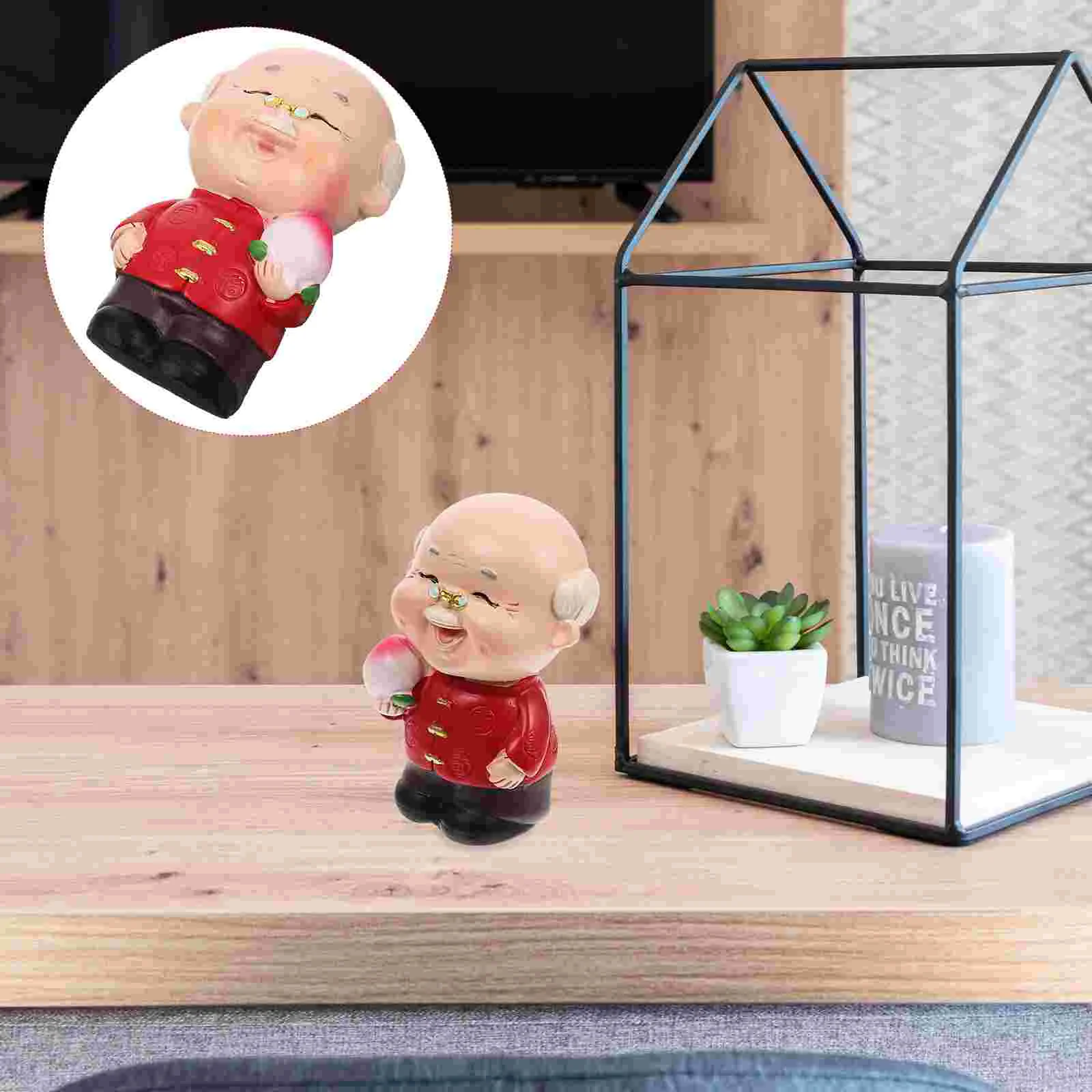 

Couple Figurine Statue Wedding Figurines Elderly Cake Grandparents Anniversary Chinese Sculpture Miniature Wife Husbandmrs