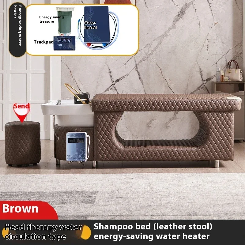 Косметическое кресло массажная кровать для массажа тайского спа-шампуня