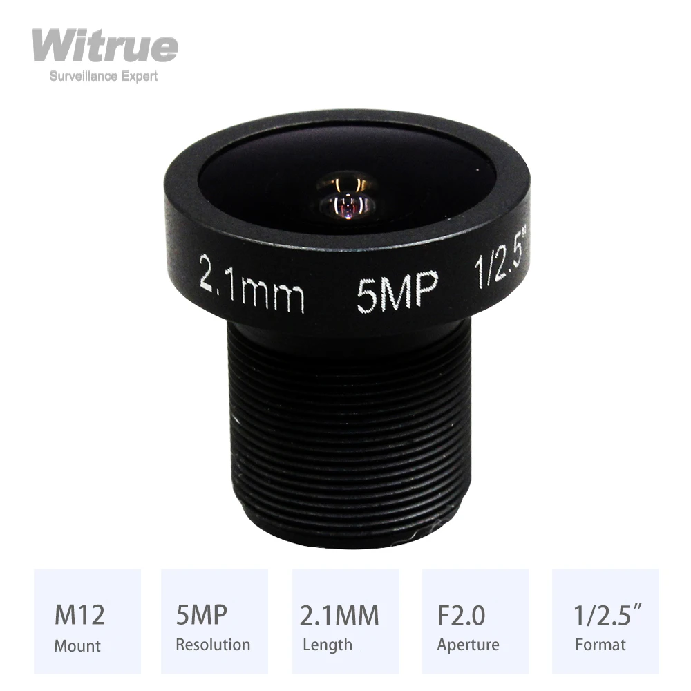 

Объектив Witrue «рыбий глаз» 2,1 мм 5МП