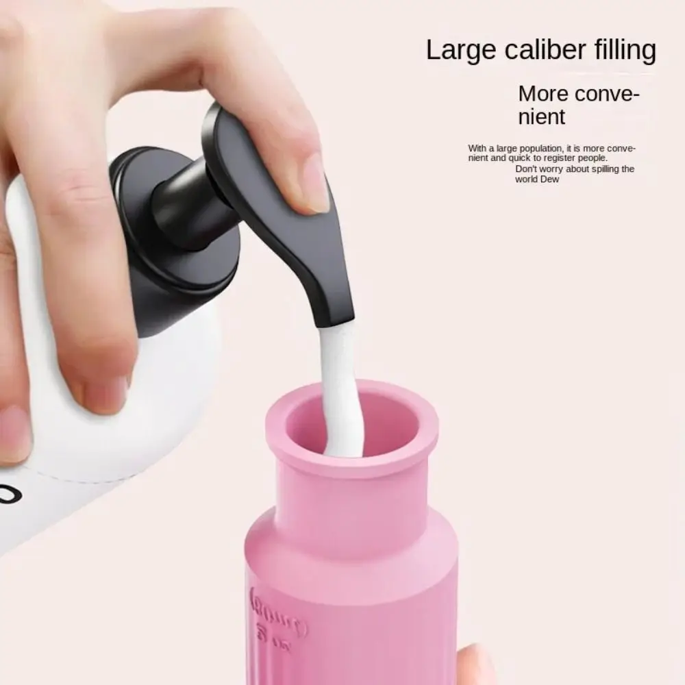 Силиконовая дорожная бутылка для косметики многоразовая Водонепроницаемая
