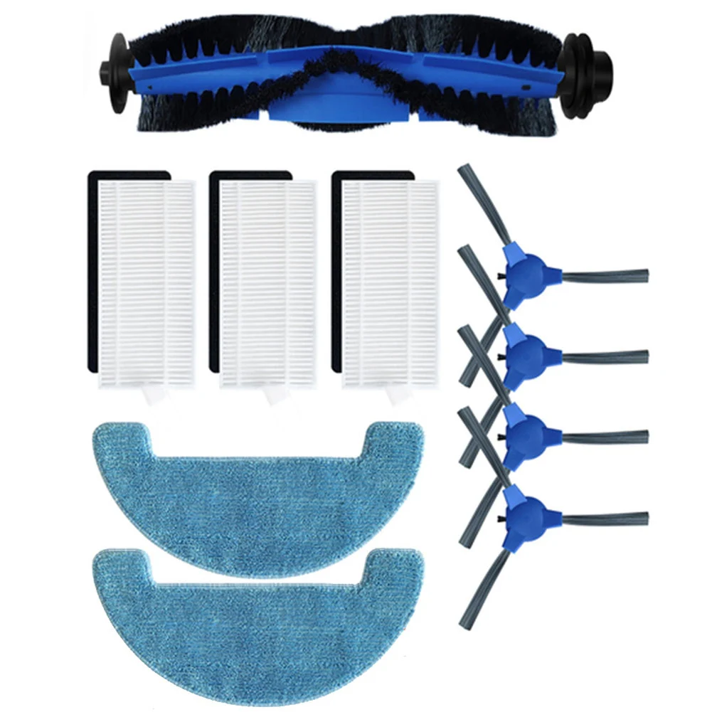 

Durable Side Brushes Accessories 1set Brush Roll Filters For Venga VG Rvc 3000 3001 Microfiber Cloths Replaced