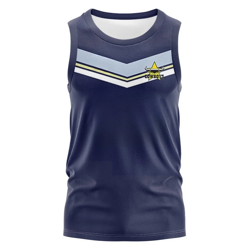 Мужской домашний костюм для регби Dynasty NQ Cowboy 2023 темно-синий жилет