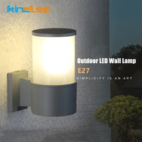12w outdoor glass tube led wall lamp e27 waterproof single double head updown lighting porch light garden exterior wall sconce