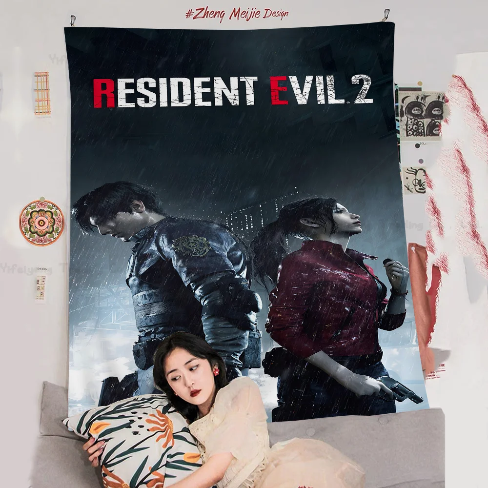 Большой настенный гобелен с принтом R-Resident-E-Evil подвесной Таро хиппи настенные