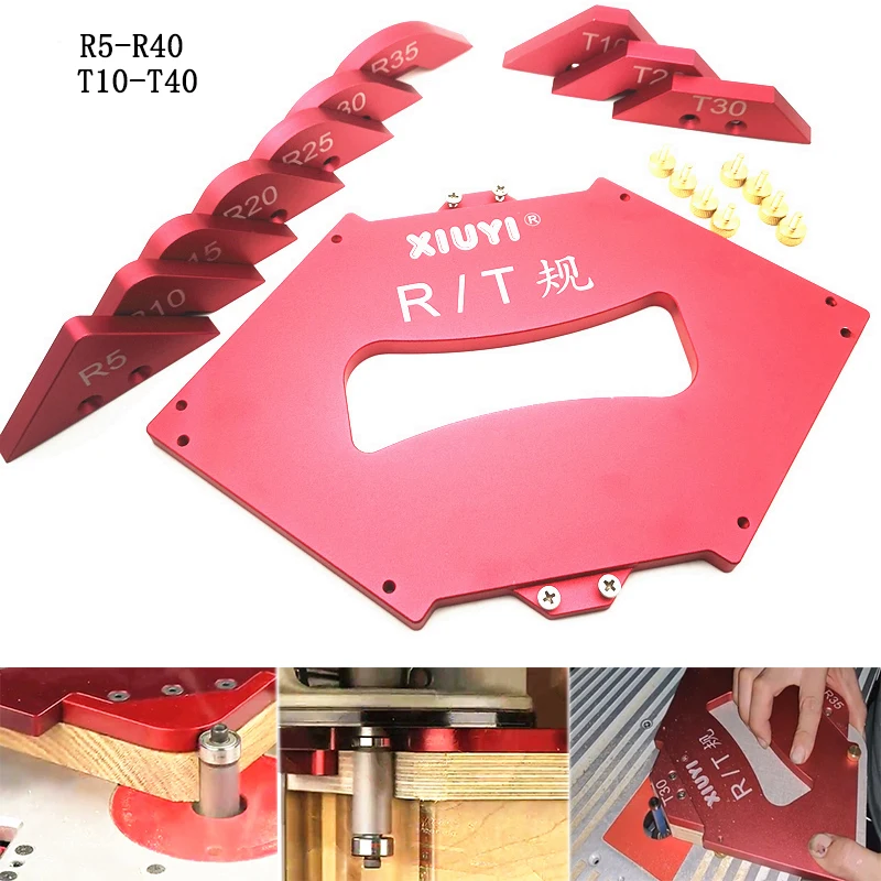 

Обрезка R5-R40/T10-T40 11, набор профилей для ПК/набор шаблонов для зажима, шаблон для фрезерного станка, шаблон для лазерного фаски