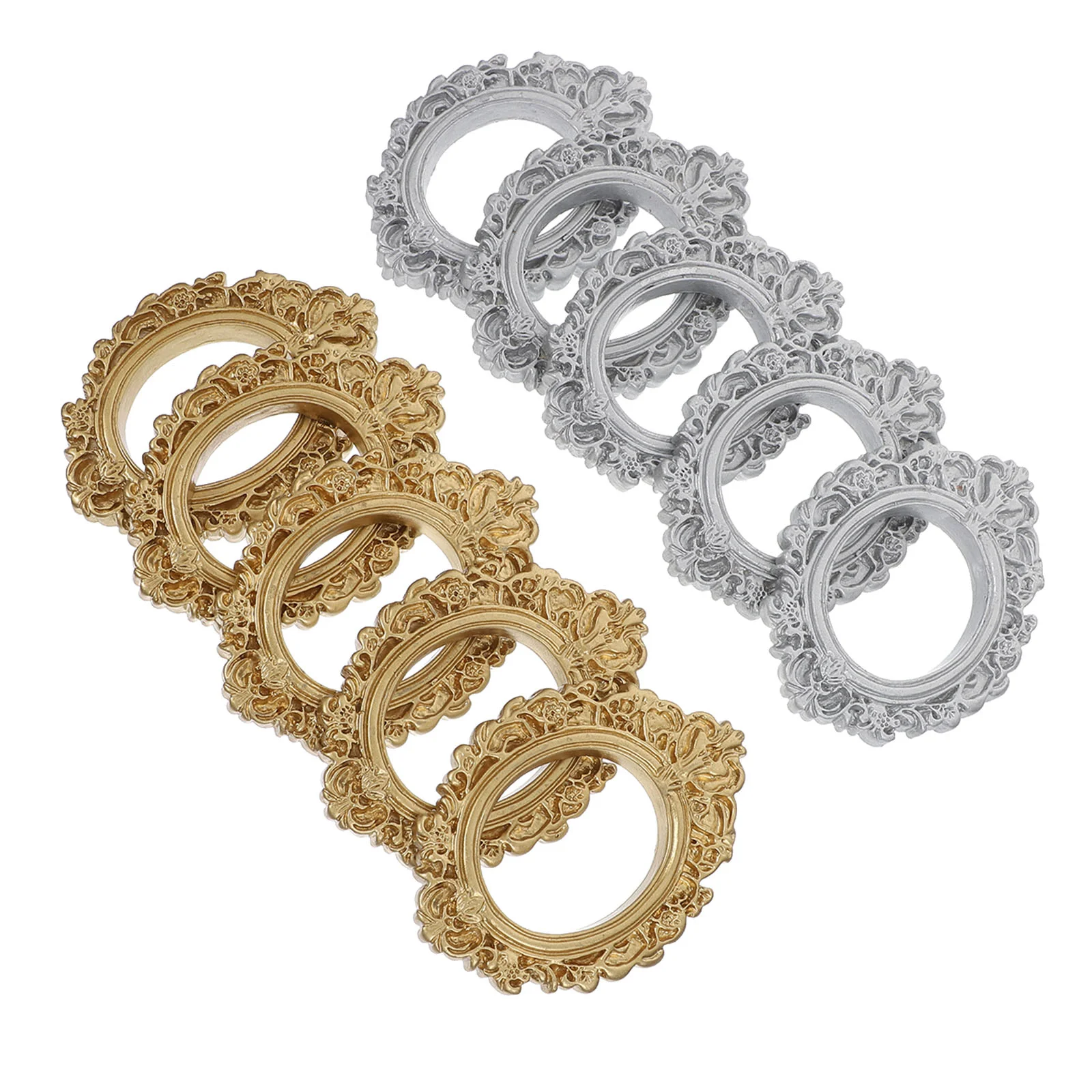 

10pcs Lovely Mini Resin Photo Frames Handmade Crafts Making Home Wall Decorations