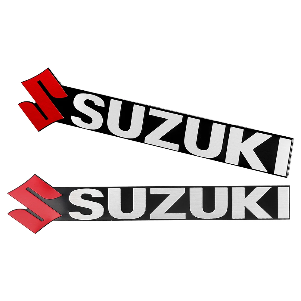 

1/2 шт. 3D алюминиевый значок с надписью Suzuki, наклейка для украшения автомобиля, наклейка для Suzuki Swift Jimny Grand Vitara Sx4 Alto Samurai Kizashi